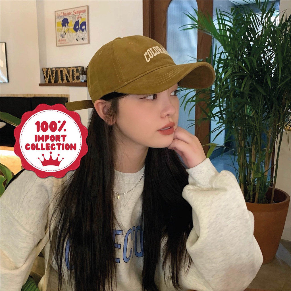 COLORADO - Topi Baseball Bordir Dad Hat Casual Vintage Polo Cap Unisex Trendy By Chikoisme NR