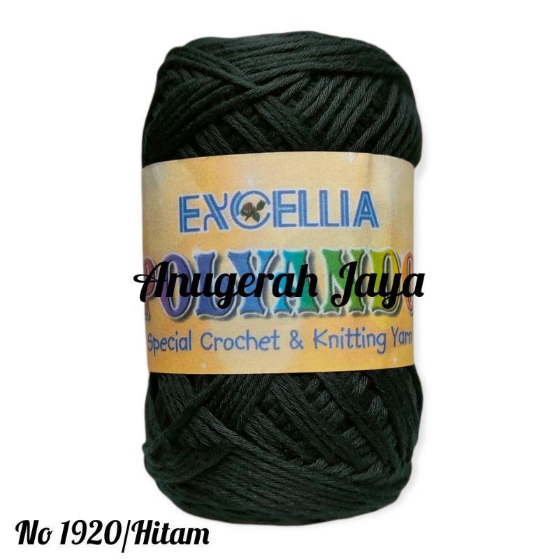 Benang Rajut Polyando No 1920/Hitam