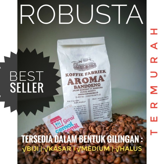 

kopi coffee AROMA Bandung ROBUSTA - Biji