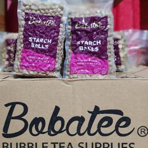 

☁ BOBA Bobatee Tapioka Pearls STARCH BALL / Bubble Tea - 1kg ♚