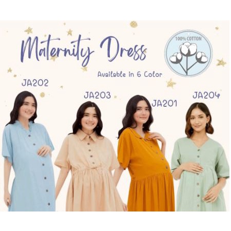 SOREX DRESS MATERNITY / Daster Untuk Ibu Hamil dan Menyusui - Katun - FREESIZE JA 203 / JA 204