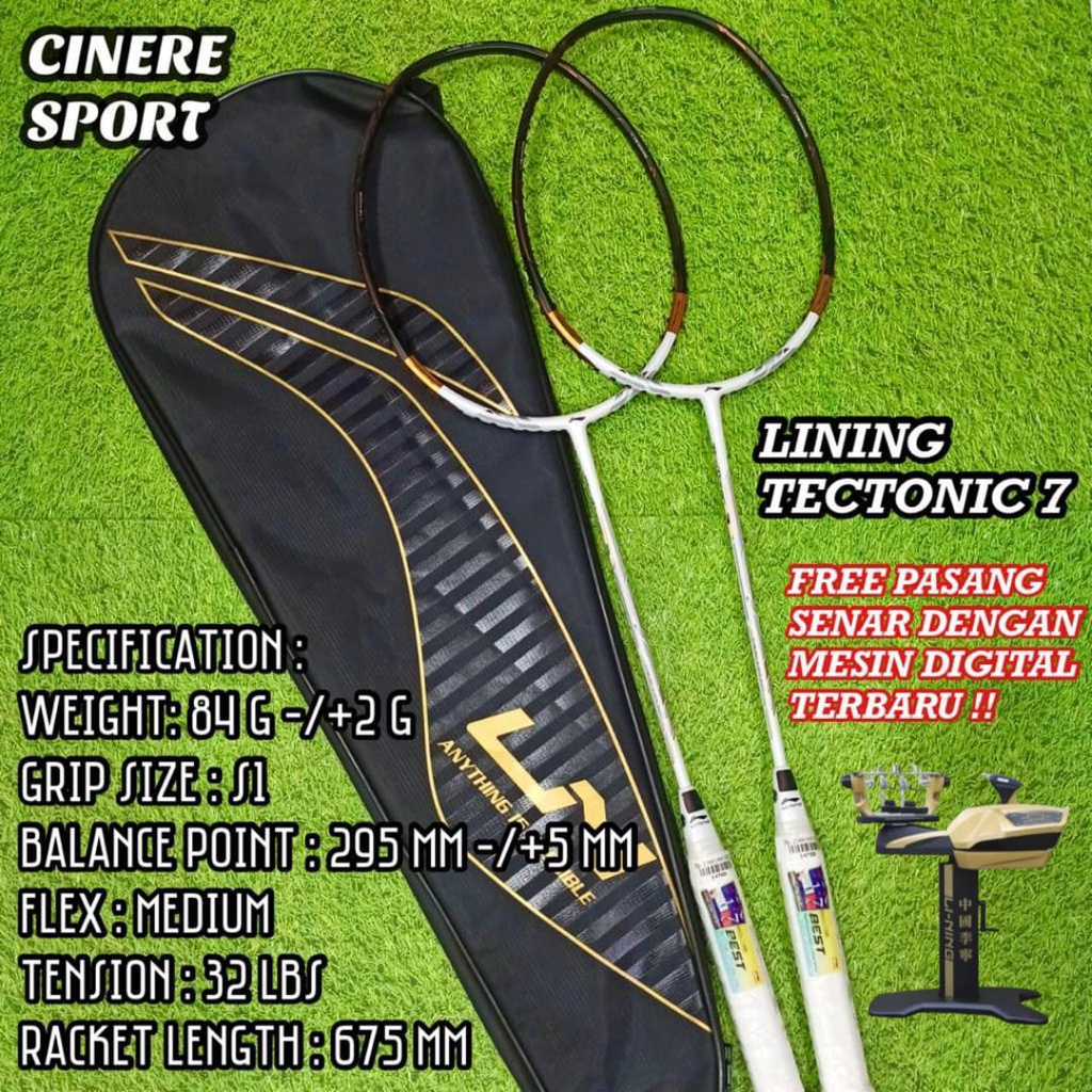 Raket Badminton LINING TECTONIC 7 ORIGINAL