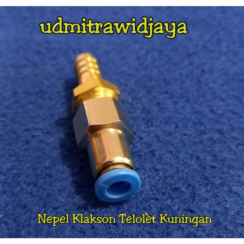 Nepel klakson telolet neple sambungan klakson high pressure nepel klason telolet kuat anti pecah nepel selang neple selang angin untuk klakson bus truck fuso dam truk nepel kuningan