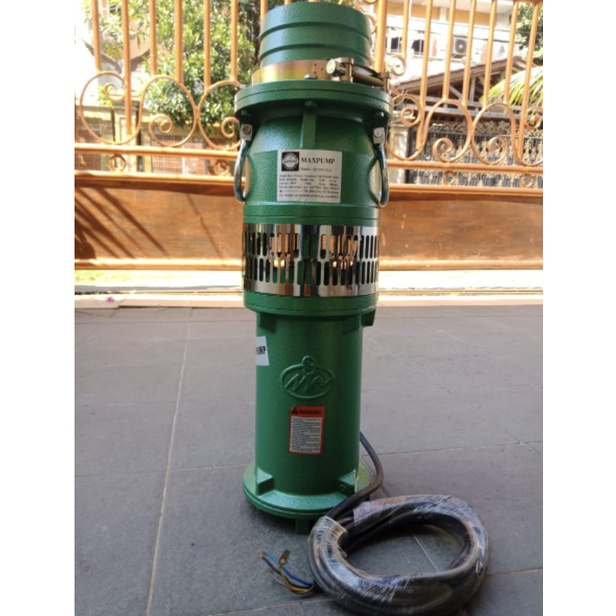 MAXPUMP QY65-42-2-11 Pompa Air Celup Empang 4inch 42meter 3Phase untuk Tambak Udang dan Kolam submersible