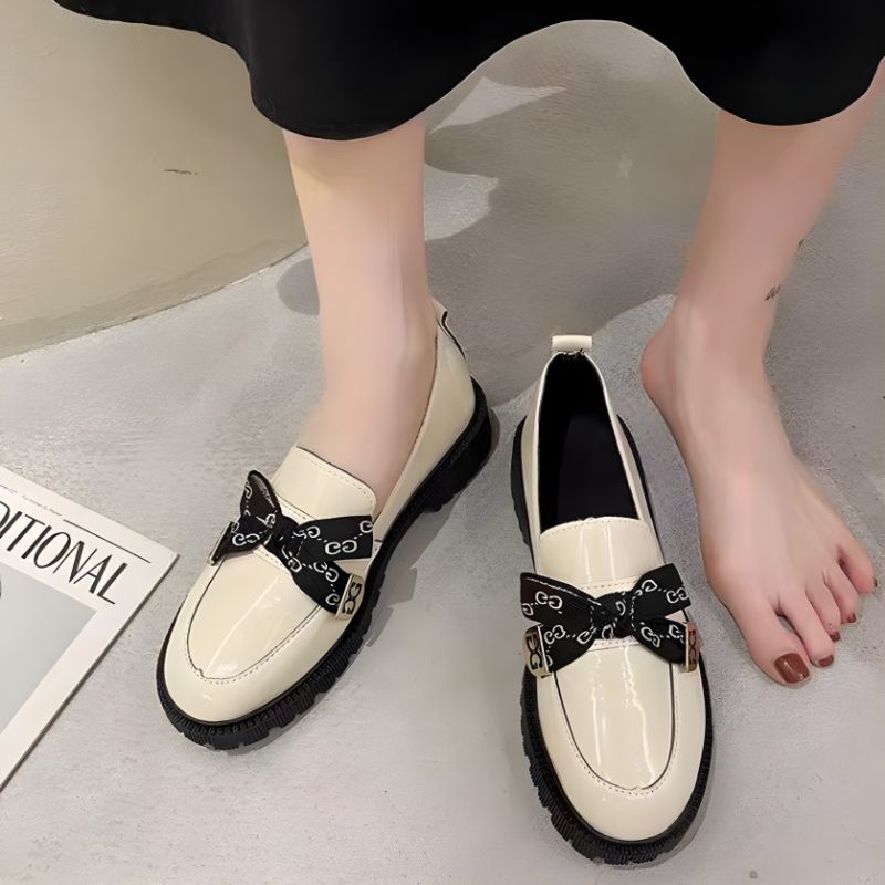 Sepatu Docmart Loafers Wanita Fashion Terbaru Premium Import Quality ID150 Bisa Cod