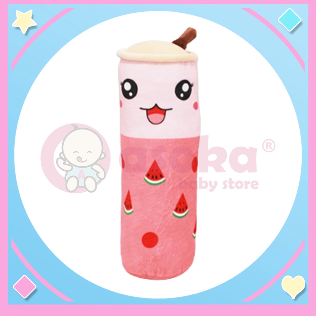 Boneka Guling Boba Fruit UK 18H ASOKA