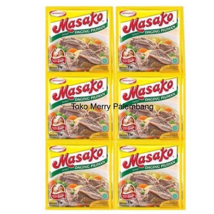 

MASAKO SAPI 1 RENCENG (12 SACHET)