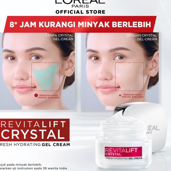 [CODEDB16] L'Oreal Paris Revitalift Crystal Gel Cream (Wajah tampak sebening kristal) - Skincare Lor