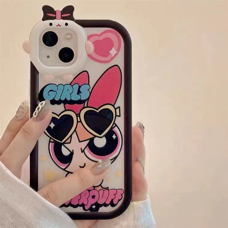 Case Desain Power Girl Untuk IPhone 12 13 14 11 Pro Max X Xs Max Xr Vcvg