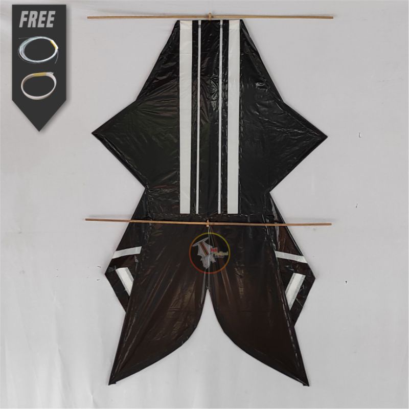layangan bebean bali bongkar pasang knockdown V1 lebar 90cm x tinggi 150cm