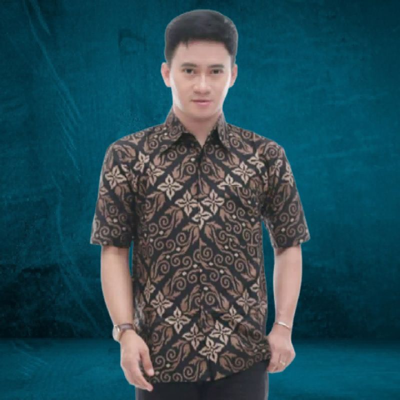 Kemeja batik pria lengan panjang reguler | Baju batik pria lengan panjang premium