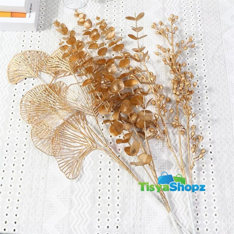 Daun Ginkgo satuan / Golden leaves 1 pc