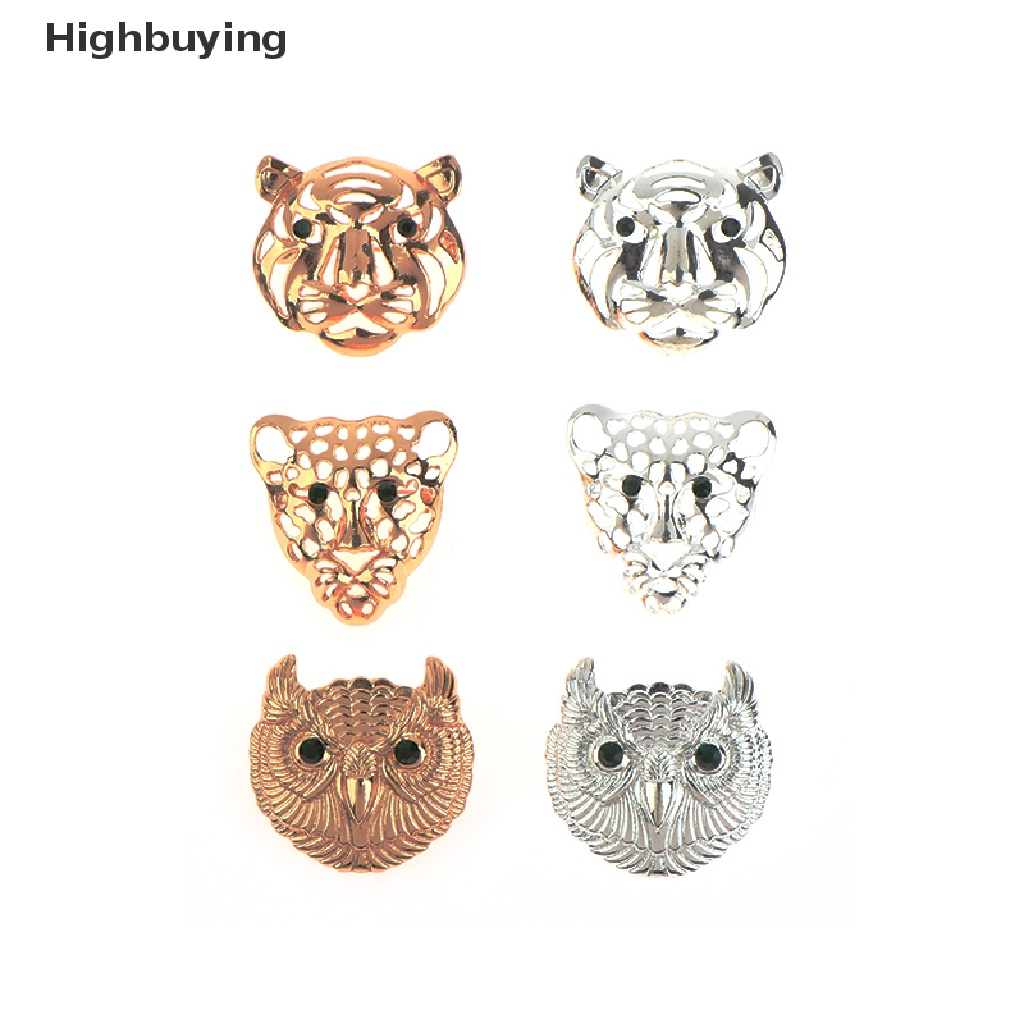 Hbid Tiger Owl Leopard Kepala Bros Hewan Wanita Pesta Bros Pin Fashion Perhiasan Hadiah Seri Hewan Bros Glory