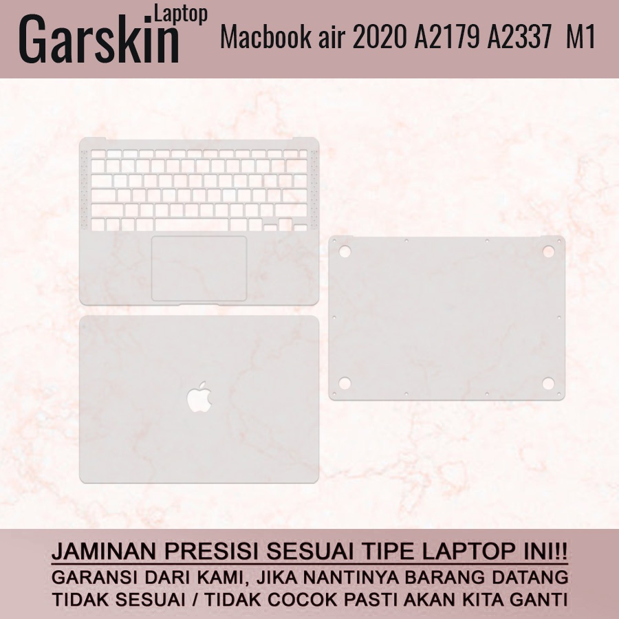 Macbook air 2020 A2179 A2337  M1 Garskin Screen dan Keyboard Protector