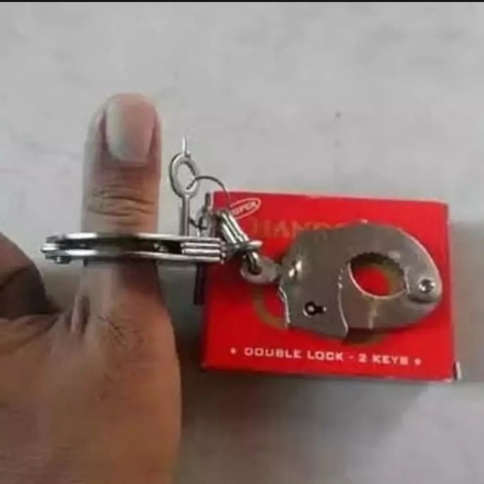 handcuffs finger double lock borgol jari Kecek jari