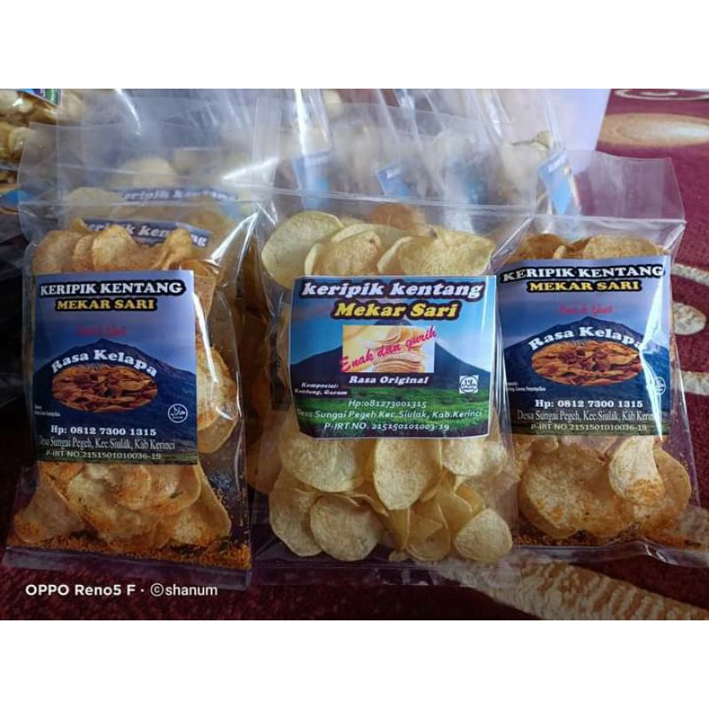 

Keripik Kentang Khas Kerinci | Mekar Sari