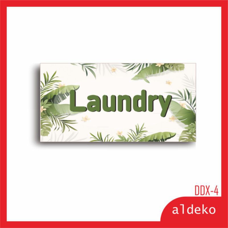 LS DDX - Walldekor Hiasan dinding minimalis dekorasi rumah pintu assalamualaikum toilet laundry kitchen
