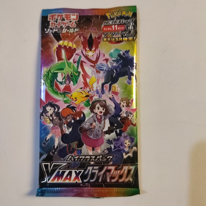 Kartu Pokemon Vmax Climax Jepang/Japan Booster Pack