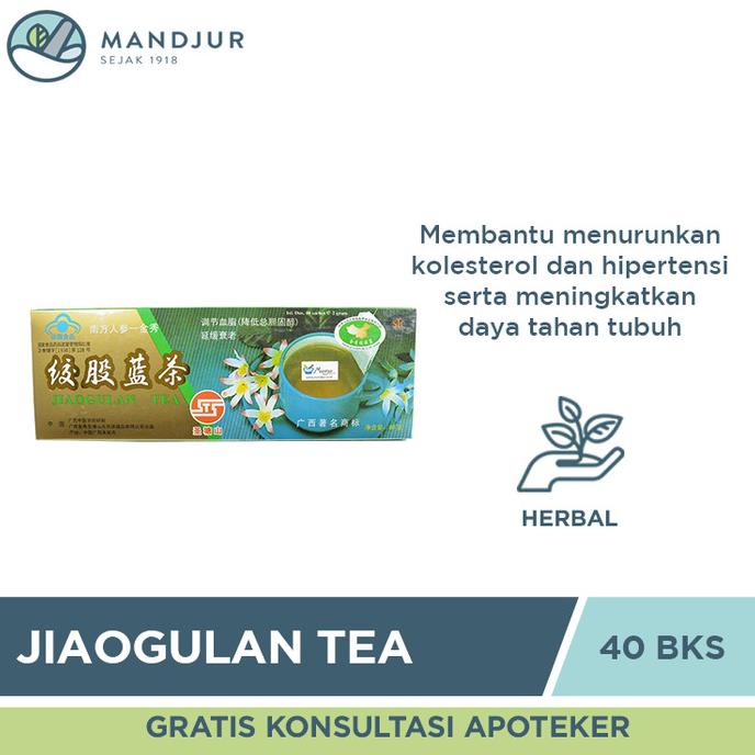 

[BISA COD] Jiaogulan Tea - Teh Herbal Kolesterol / Menurunkan Lemak Darah