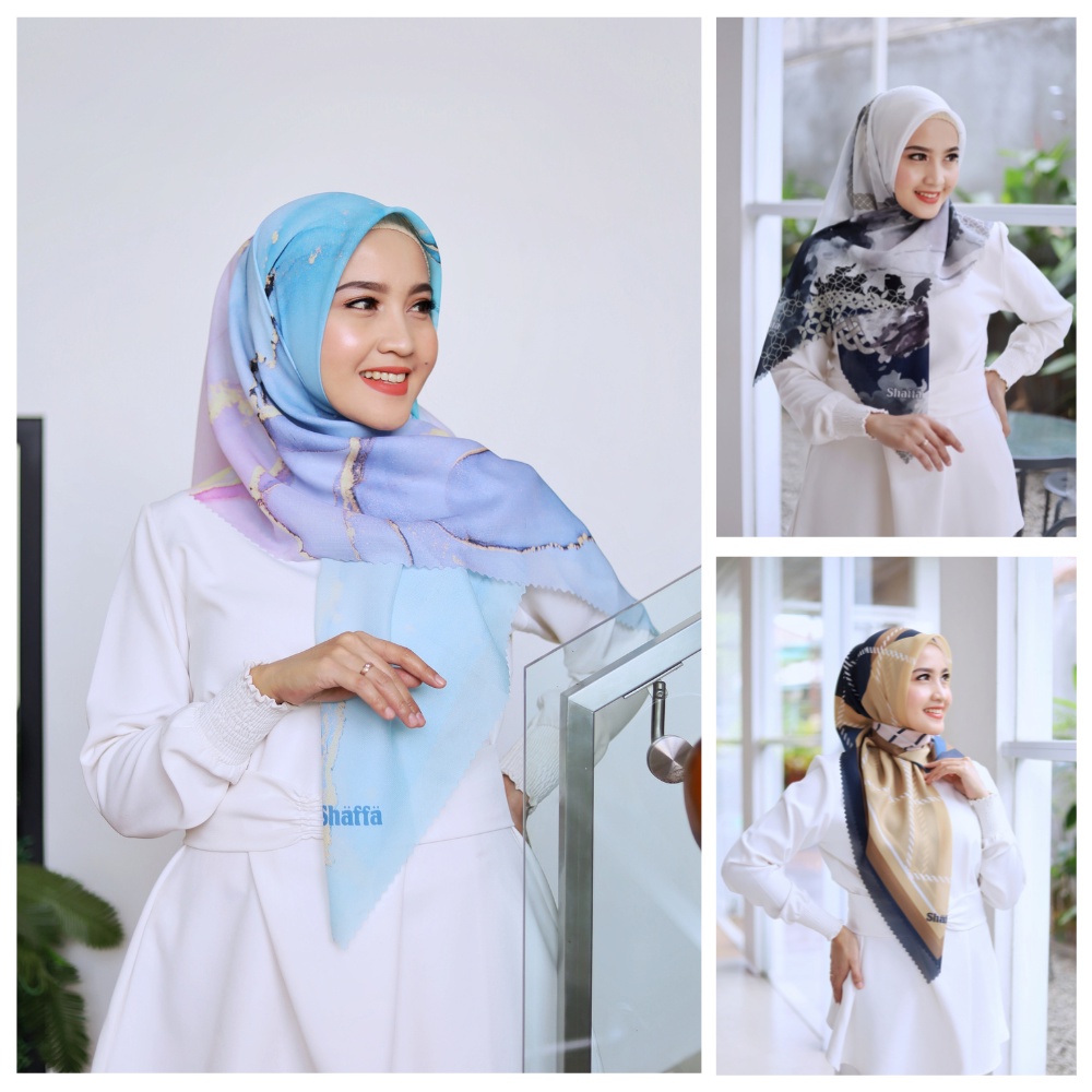Best Seller - Shafa hijab| Kerudung segi empat voal premium ultrafine motif dan polos| Jilbab paris instan terbaru| scraft hijab trispan basic| hijab stylish wanita muslimah Kerudung printing laser| Krudung wanita motif print