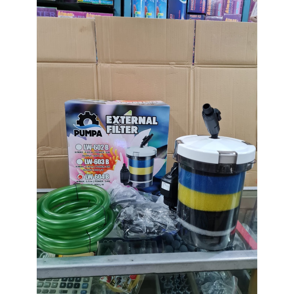 SUNSUN POMPA LW EW HW603B/LW EW HW603B External/Eksternal Filter/Canister 6 watt