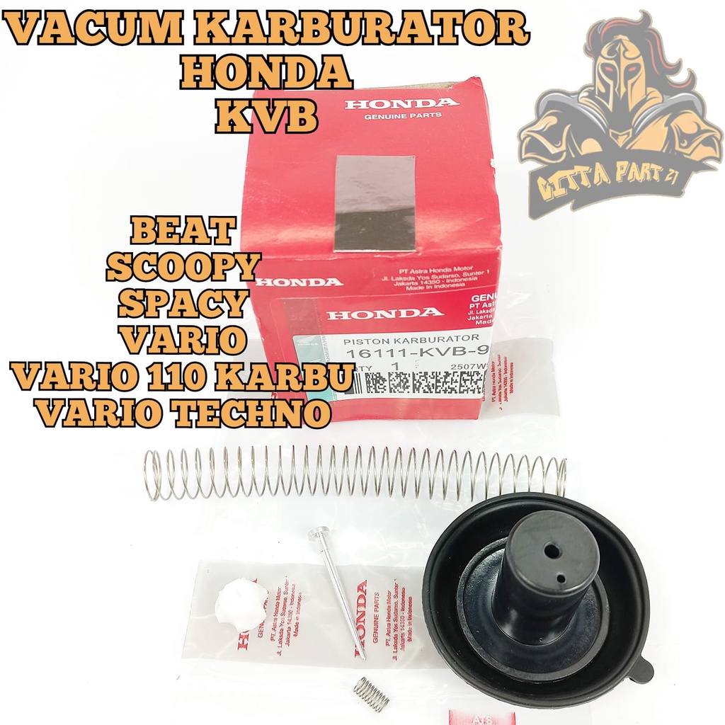 VACUM VAKUM KARBURATOR HONDA KVB KUALITAS ASLI ORIGINAL YAMAHA AHM VARIO 110 LAMA VARIO TECHNO BEAT SCOOPY SPACY