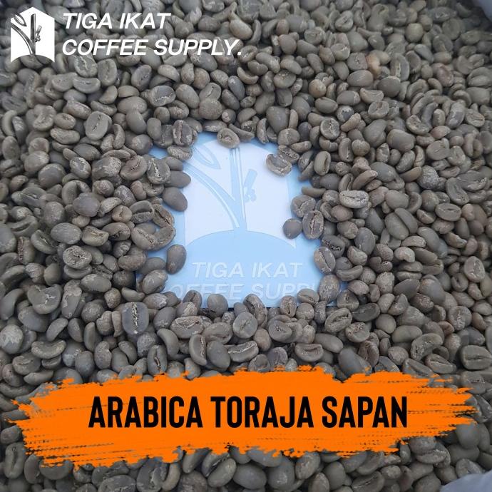 

Green Bean Arabica Toraja Sapan Fullwash 1 Kg - Biji Kopi Mentah