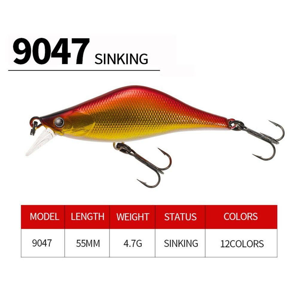 Top 2pcs Umpan Tenggelam Luar Crankbaits Umpan Ikan Kecil Yang Bermanfaat