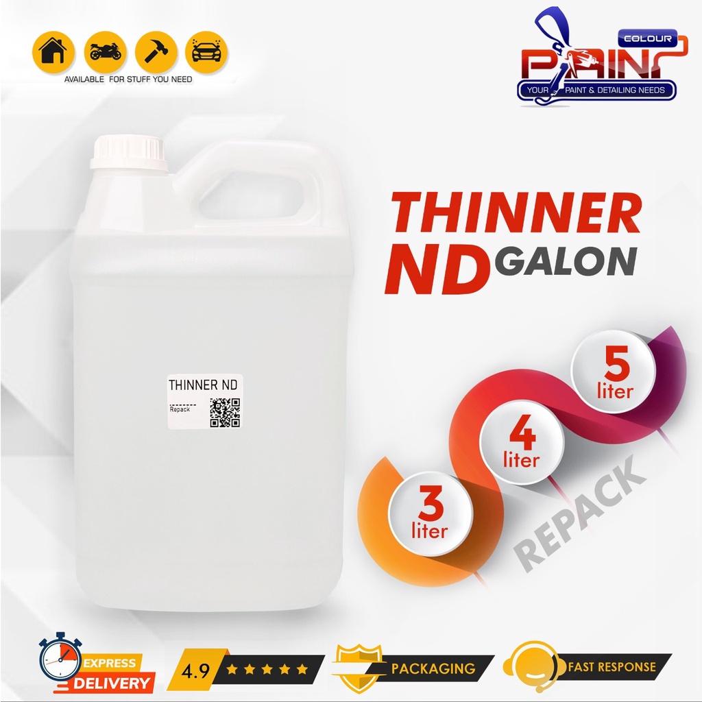 Thinner ND Super Gloss Liter Ecer Kemasan Galon