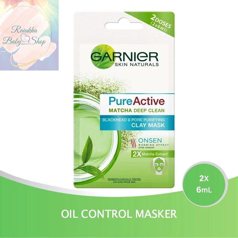 GARNIER Pure Active Matcha Onsen Clay Mask