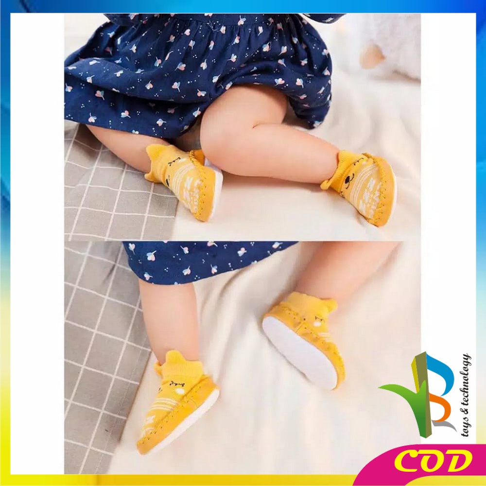 RB-P3 Sepatu Anak Bayi - Baby Prewalker Shoes Socks Anti Slip Kaos Kaki Anak Bayi