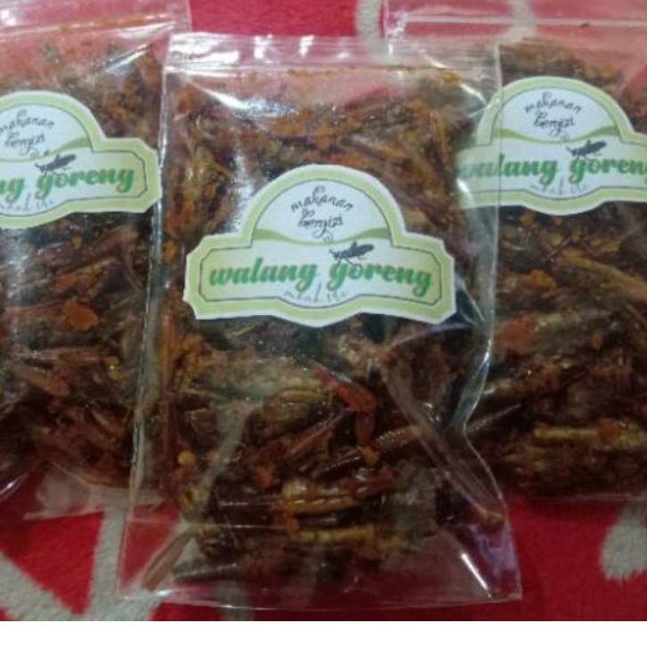 

[L-8W ✪] Belalang - Walang Goreng Kriuk Kemasan Ekonomis 50 Gram-super keren