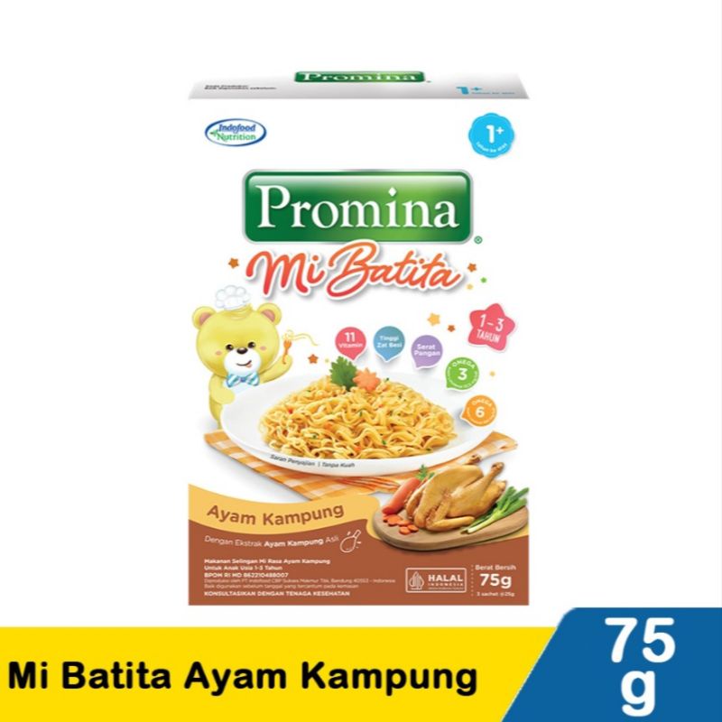 Promina mi batita Mie Goreng rasa ayam kampung 75gram