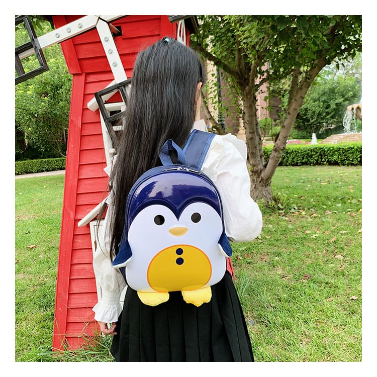 [Juallarus.id]Tas Ransel Anak Motif Penguin Yang Lucu Dan Unik / Cute Kids Penguin Pack / Anti Air