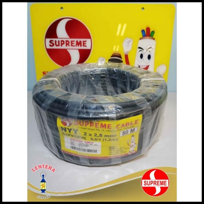 Promo Kabel Supreme Nyy 2X2.5 50Meter