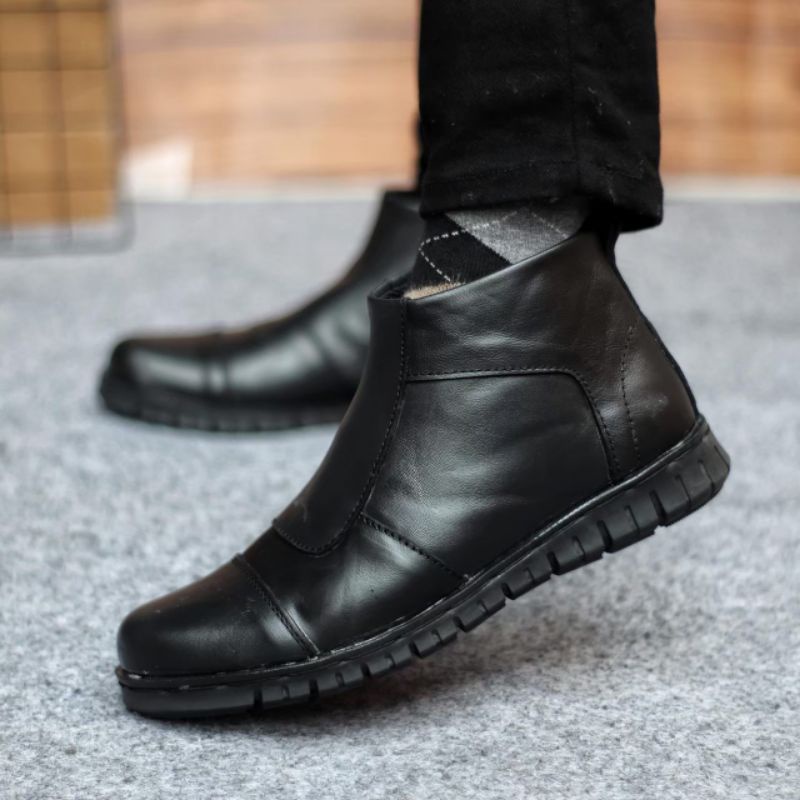 cariblus-Sepatu Formal Pria Casual Kantoran Nikahan Kulit Sapi Asli Original Sepatu Pantofel Pria Re