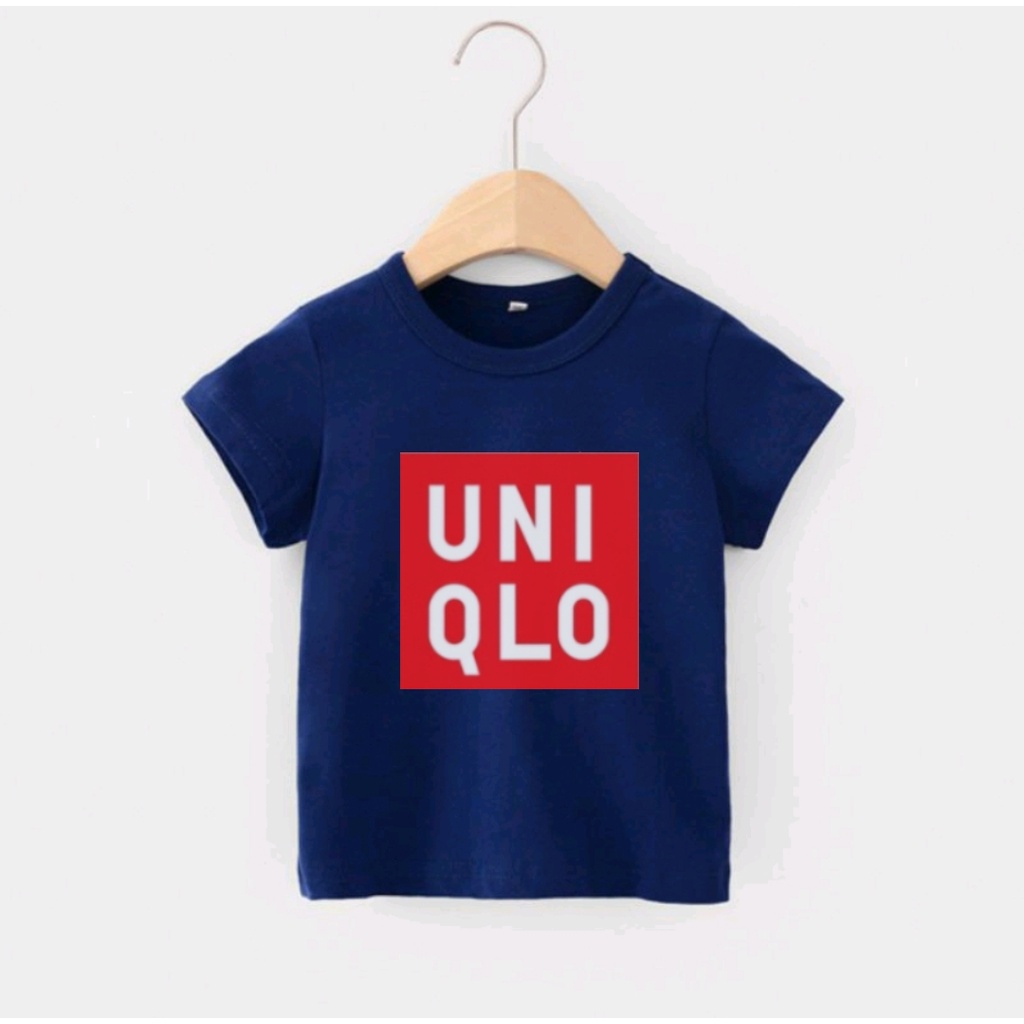 Baju kaos Uniglo bahan katun size M SAMPAI XXXL usia 1 sampai 12 tahun