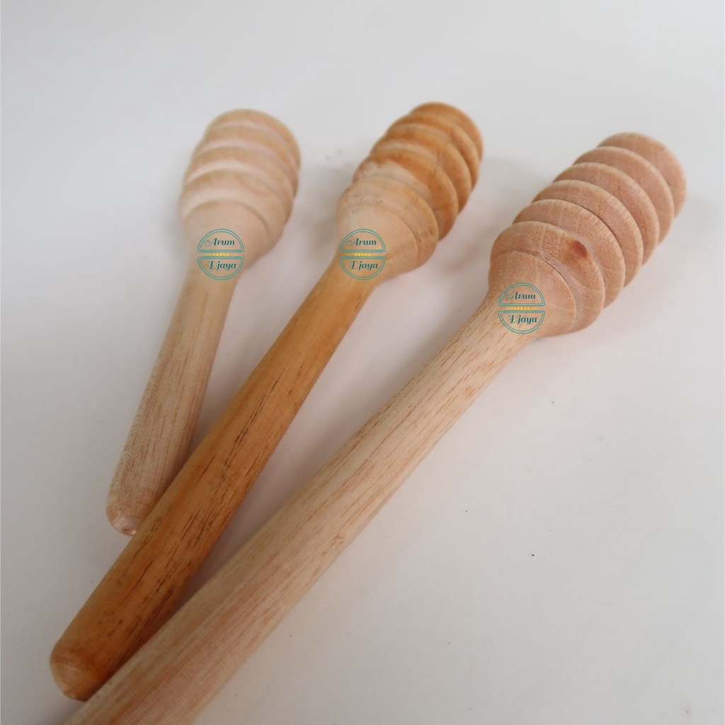 HONEY DIPPER KAYU PENGADUK MADU SENDOK MADU ADUKAN MADU KAYU