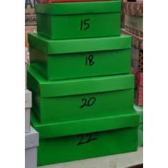 Dus Nasi/Kotak Nasi Hijau ukuran 20x20 cm