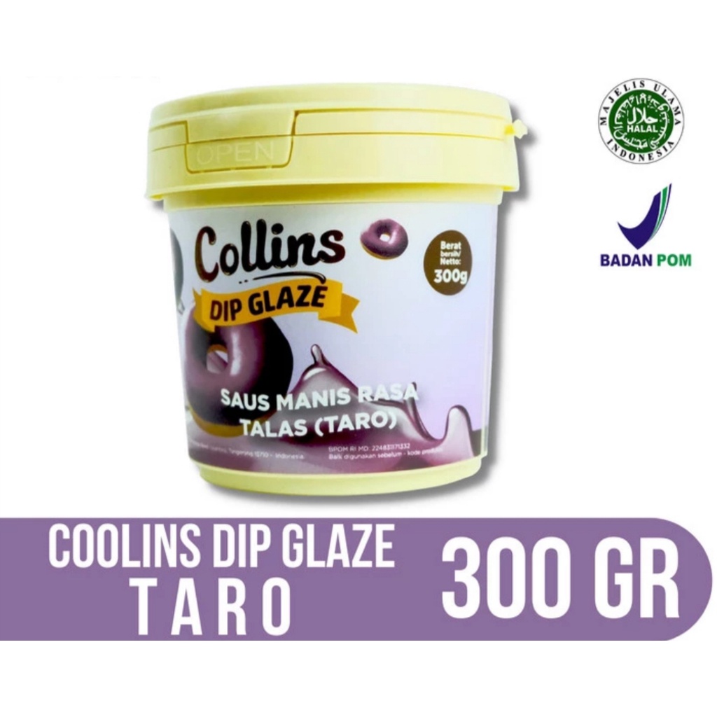 Collins Dip Glaze Taro Talas 300gr