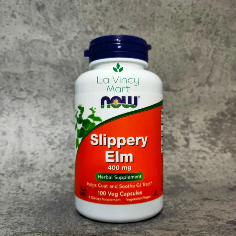 Slippery Elm Now, 400 mg, 100 Capsules