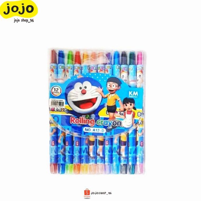 

(Code[D59F]❤) Twist Crayon Putar Panjang 12 Warna KM-A12 Karakter Anak Disney Set Isi 12pcs trending