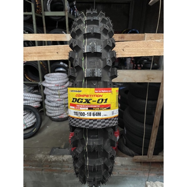 BAN DUNLOP CROSS TRAIL DGX 01 DGX01 RING 18 110/100-18 R18 ORIGINAL