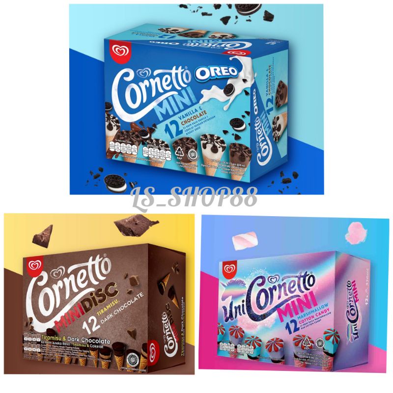 Es Krim Walls Cornetto mini 1box 12pcs