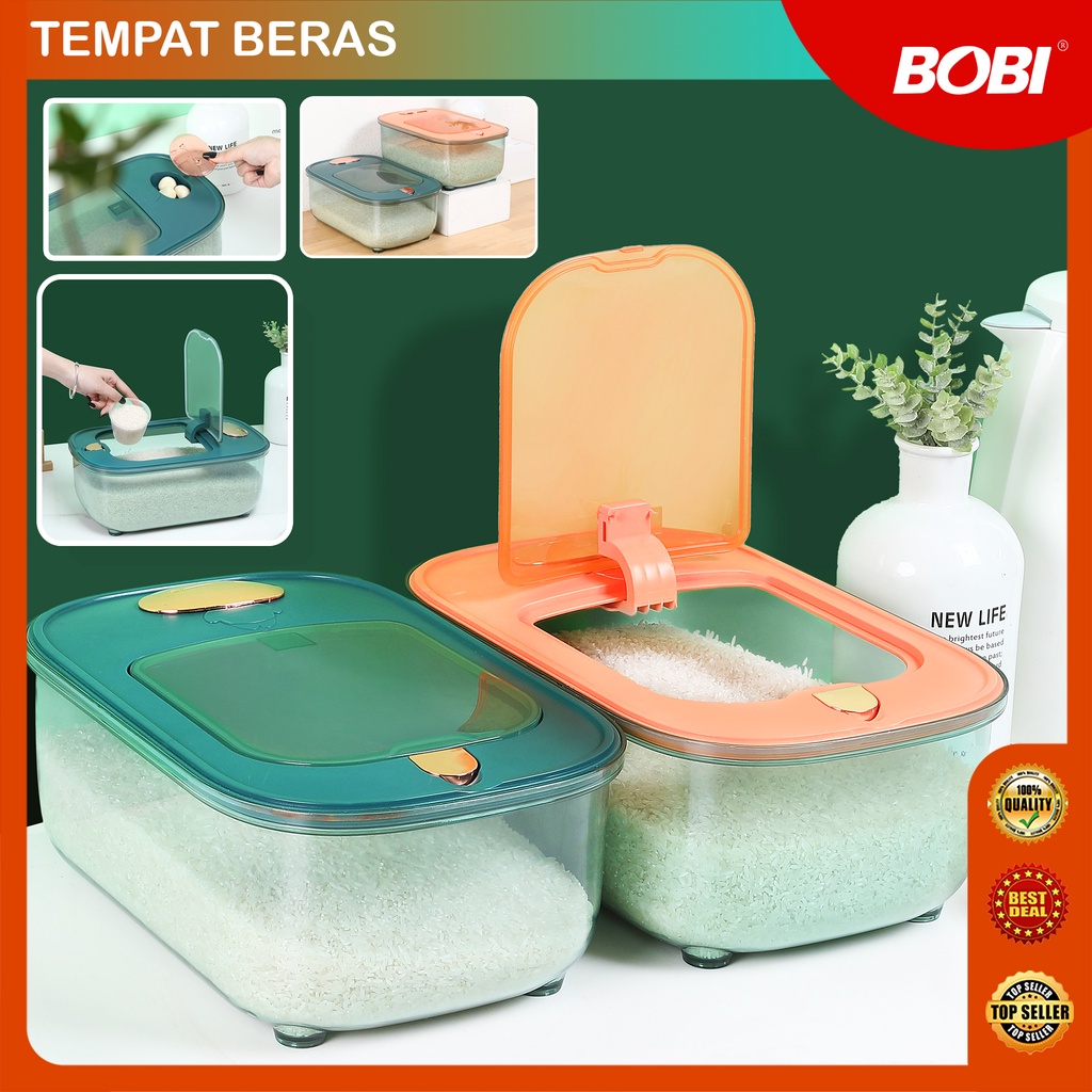 Tempat Beras / Tempat Penyimpanan Kotak Beras /  Tempat Penyimpanan Multifungsi