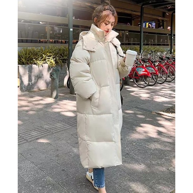 Jaket Wanita Panjang Sampai Lutut Winter Kekinian
