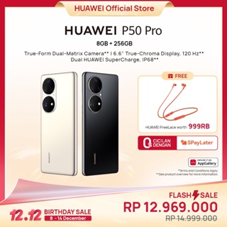 HUAWEI P50 Pro Smartphone [8GB+256GB] True-Form Dual-Matrix Camera | 6.6” True-Chroma Display, 120Hz | 66W HUAWEI SuperCharge