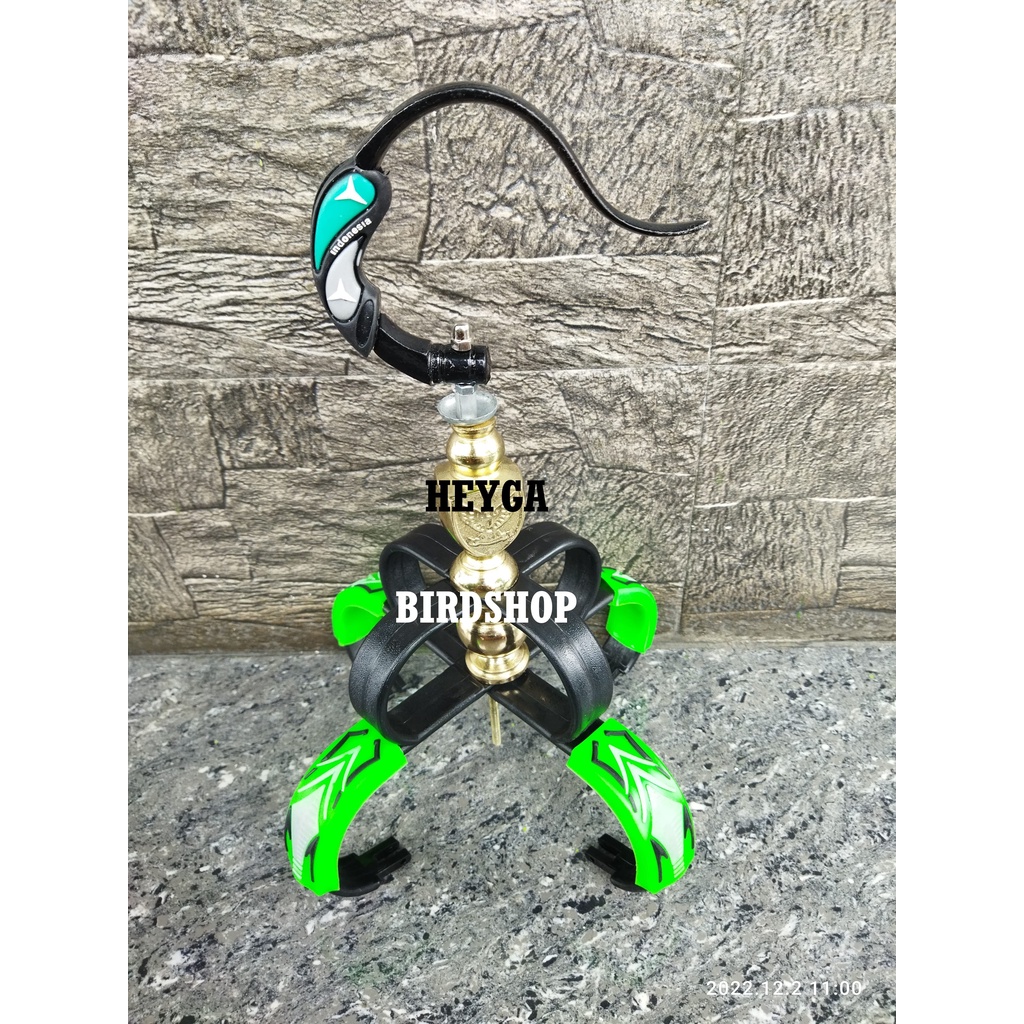 Full Set Cakram/Mahkota HIJAU RADJA Sangkar Burung Murai Lengkap dengan Gantungan Sangkar + Pion GOL