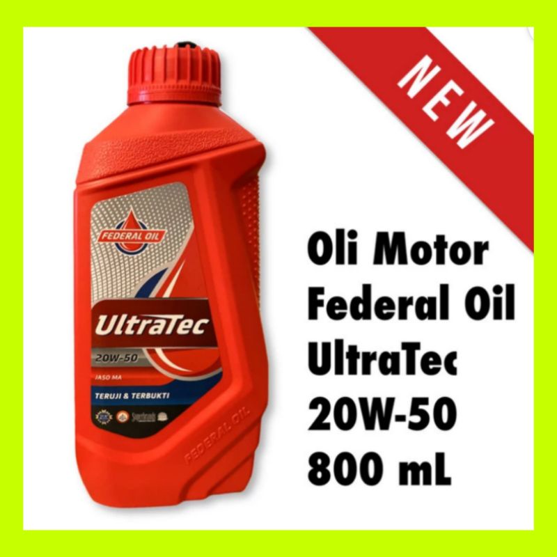 OLI OIL FEDERAL ORIGINAL 100%  ULTRATEC 800ML SUPRA REVO KARISMA SHOGUN SMASH DLL