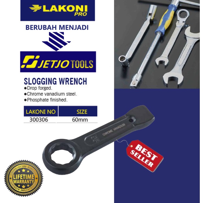 Kunci Ketok Kunci Pukul Slogging Wrench 60mm LAKONI PRO 300306
